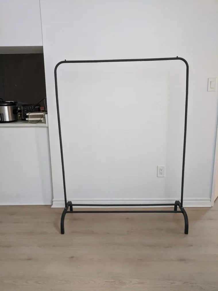 Black Metal Clothes Rack