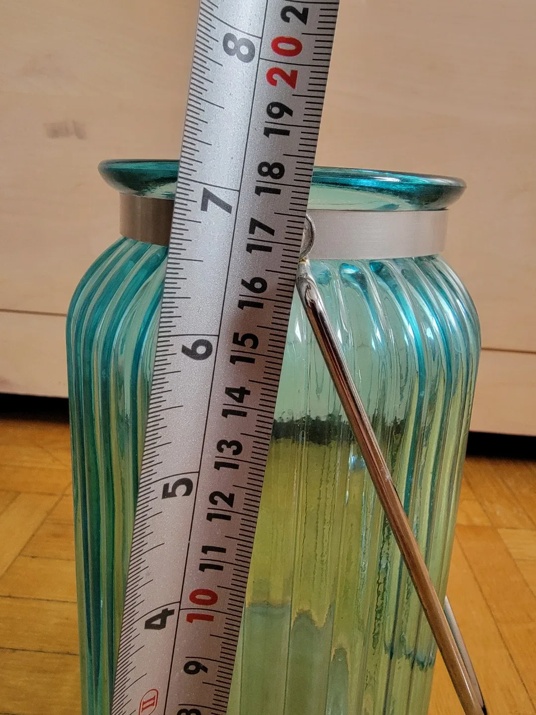 🥕Blue Glass Jar with Handle🥕 image indicator(2)
