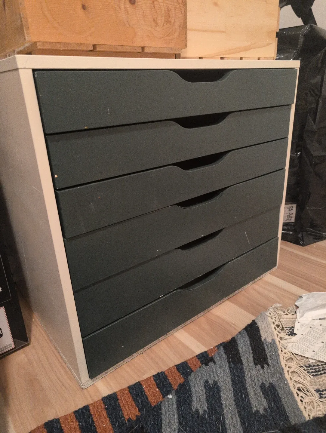 Dark Green Paper drawer