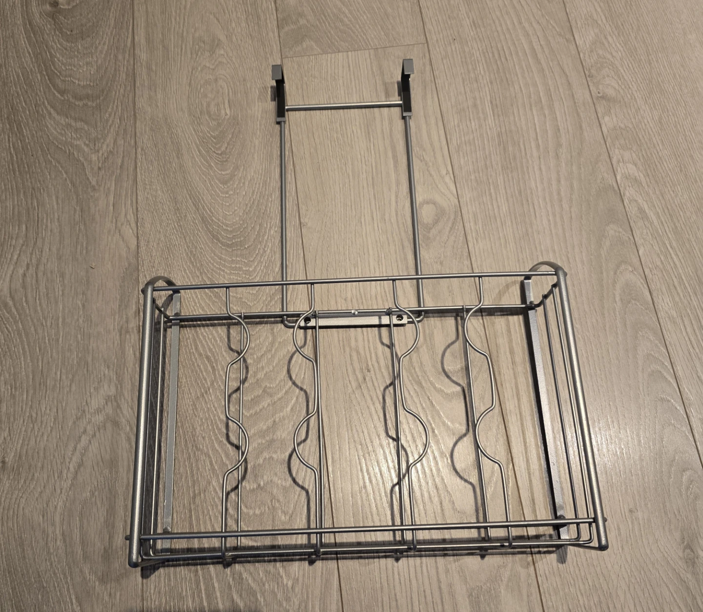 Silver Over the Cabinet Basket
