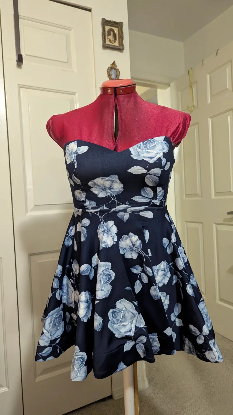 Floral Fit & Flare Dress image indicator(2)