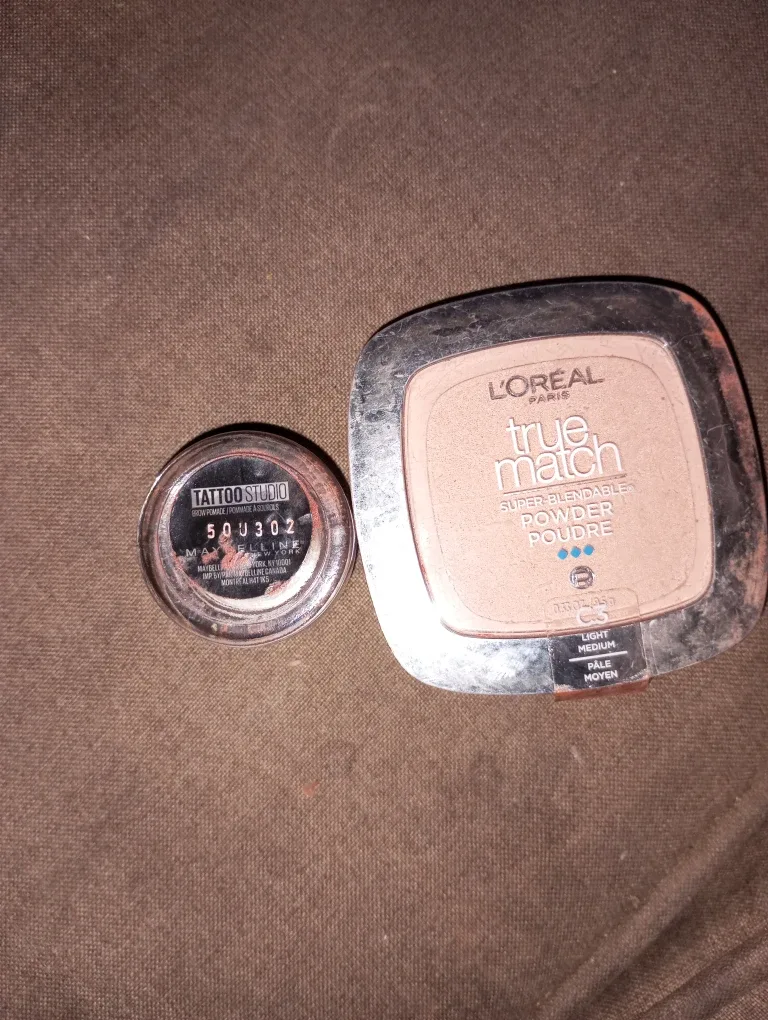 L'Oréal True Match Powder & Maybelline TattooStudio Brow Pomade