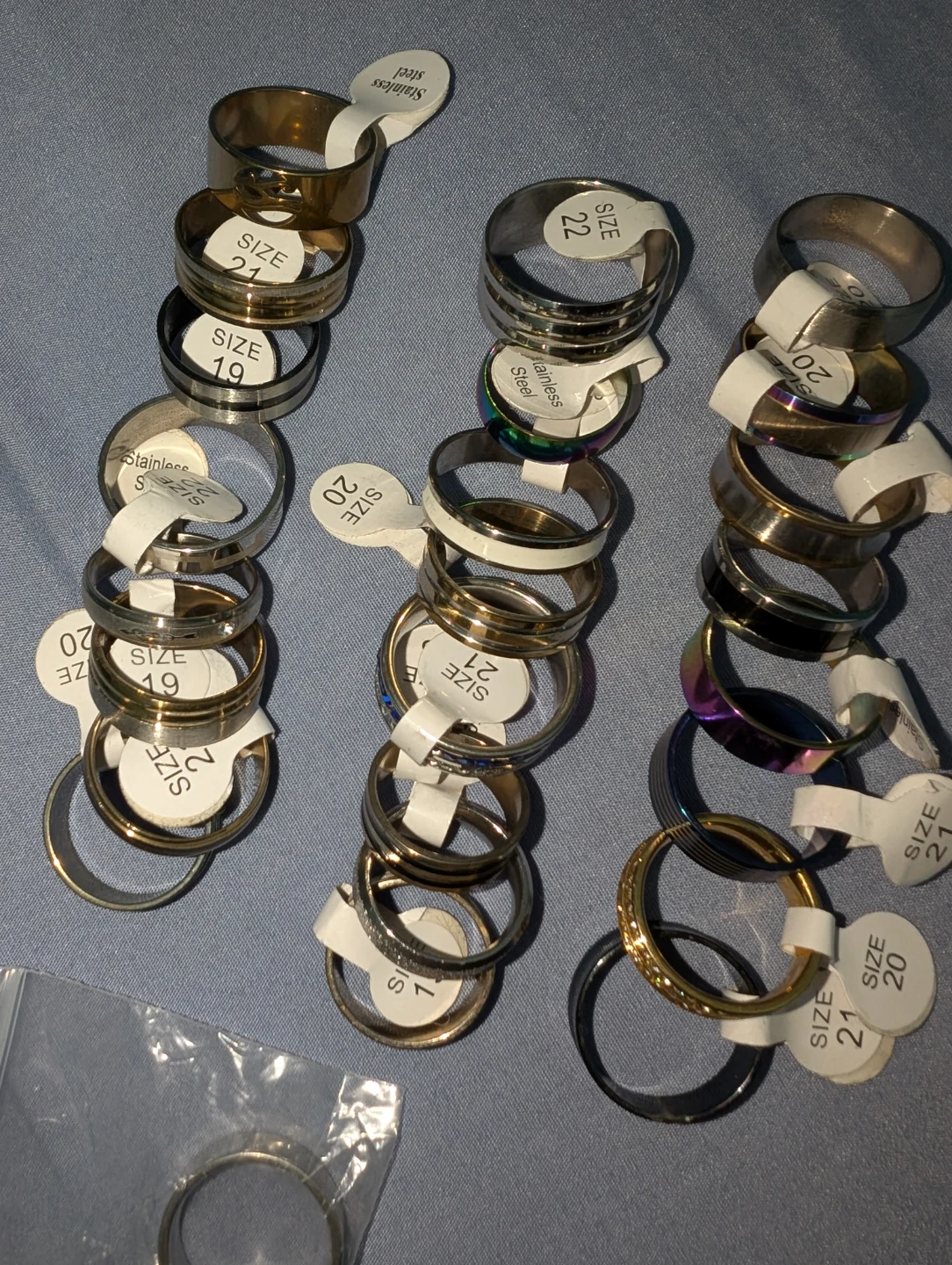 Assorted Rings - Sizes 18 to 22
