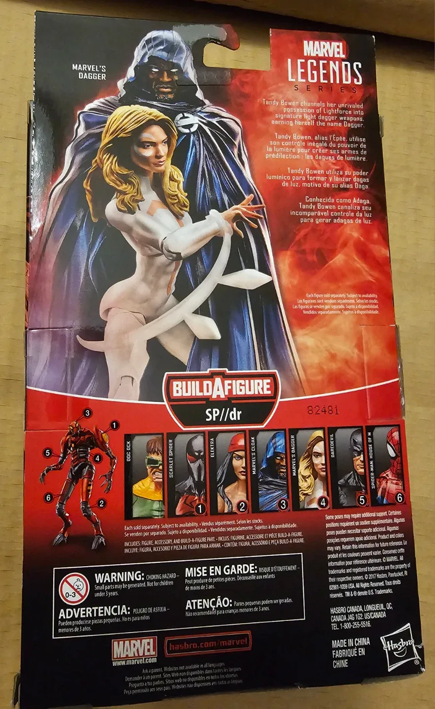 Marvel Legends Dagger Action Figure image indicator(2)