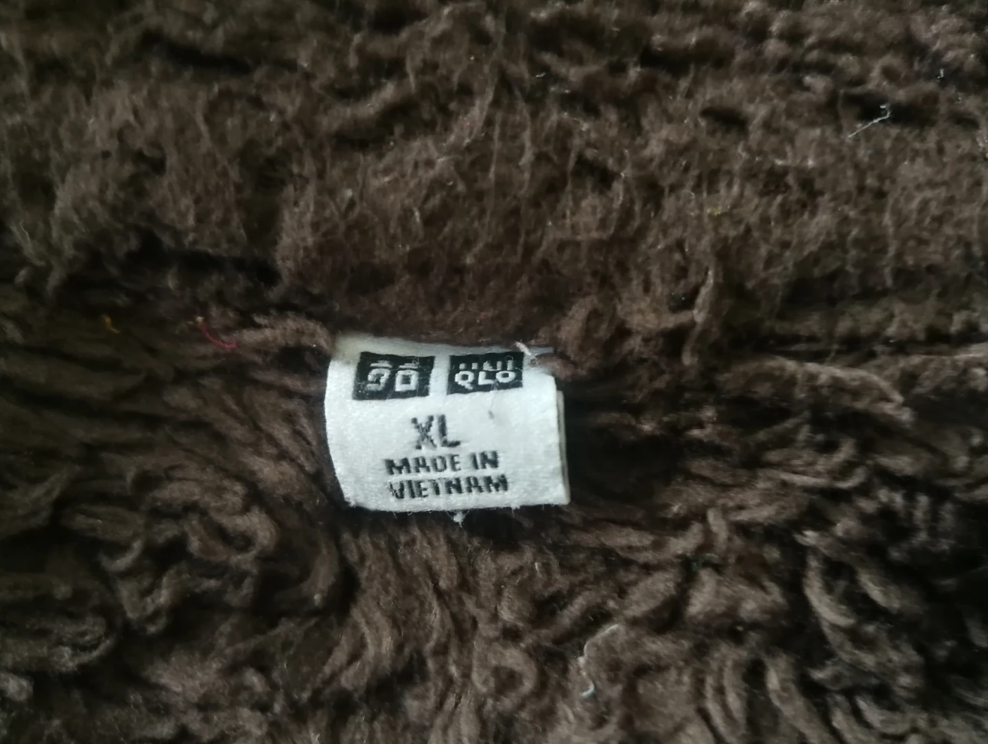 Vintage Uniqlo Maroon Fleece Lined Jacket - XL/L - photo 3