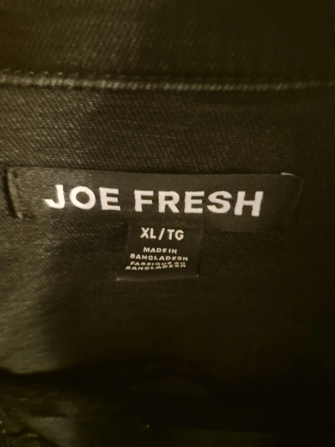 Joe Fresh Black Denim Jacket - XL - photo 2