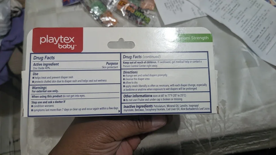 Playtex Baby Diaper Rash Cream - New! image indicator(3)