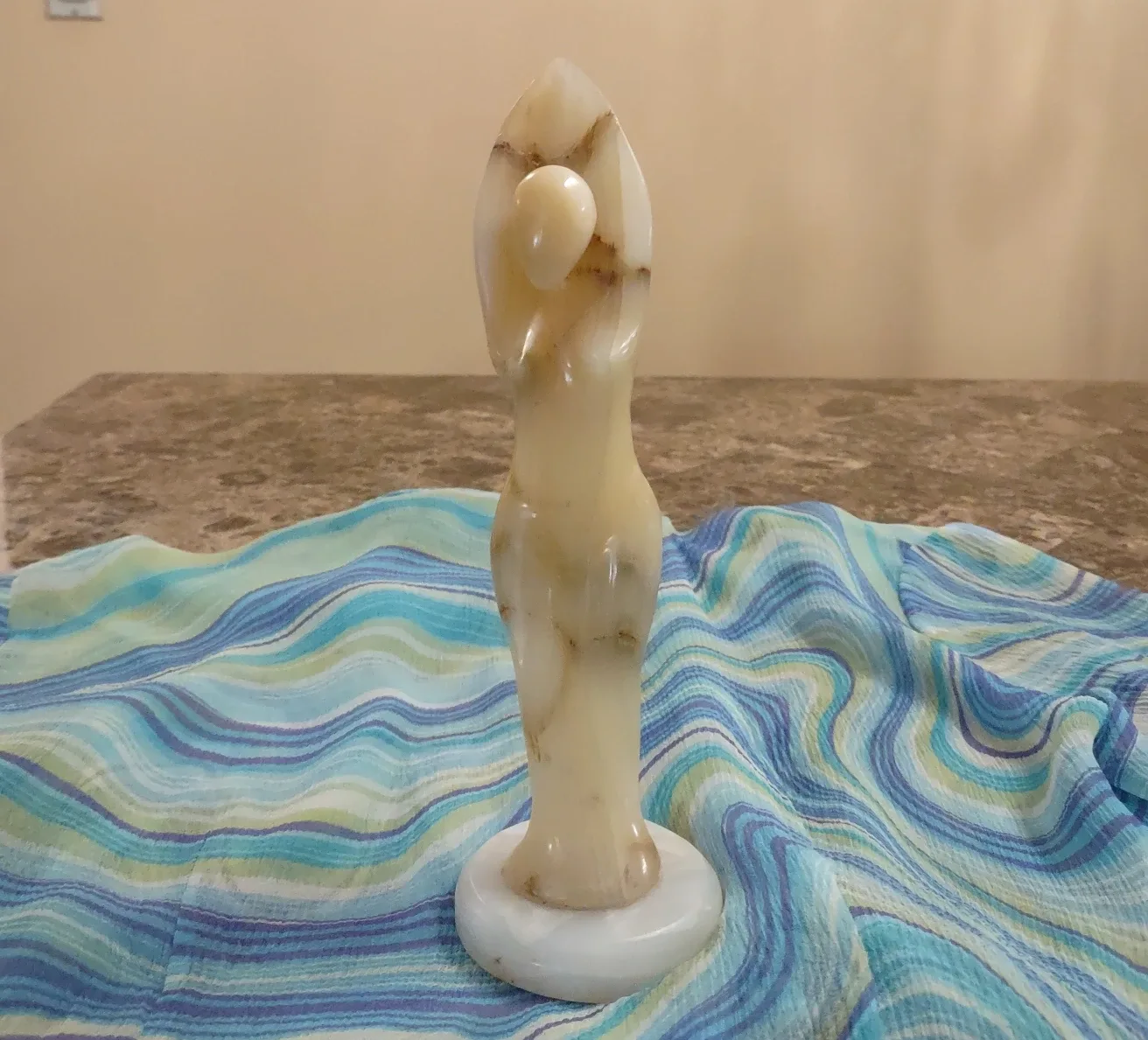 Marble Sculpture - female diver