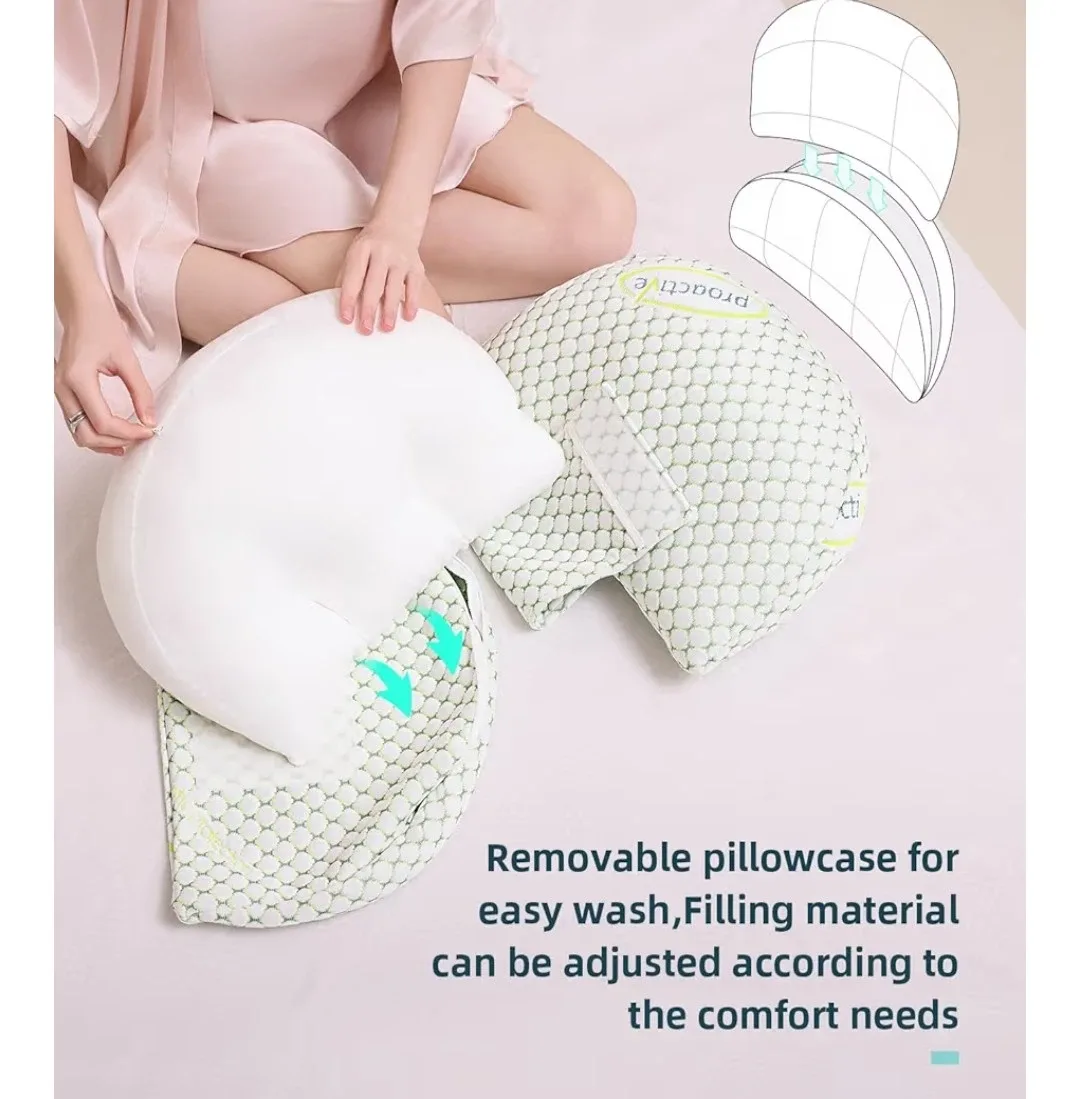 Proactive Comfortable Side Sleeping Pregnancy Pillow image indicator(4)