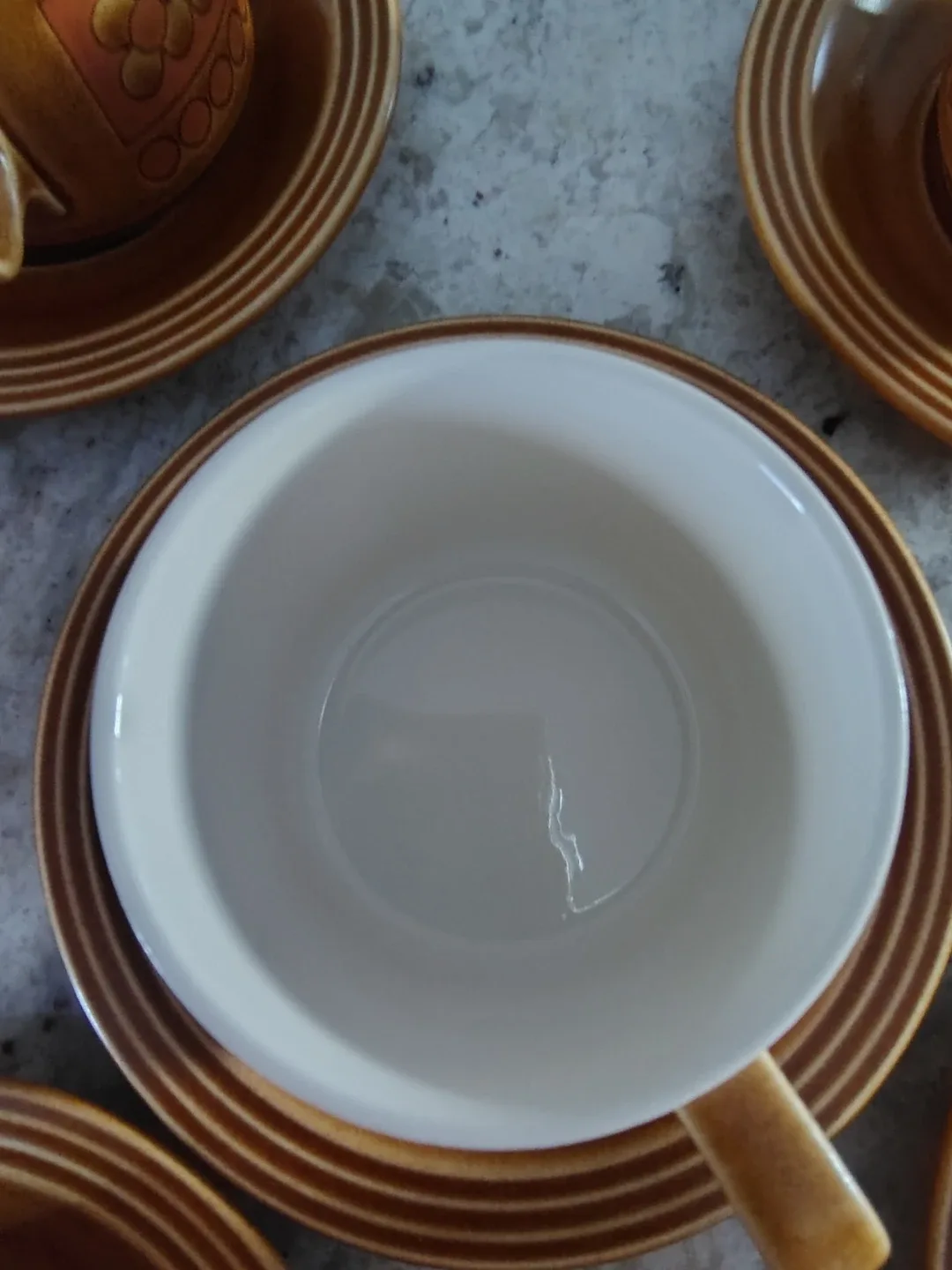 1974 Hornsea England “Saffron” Coffee Set – NEW + UNUSED image indicator(5)