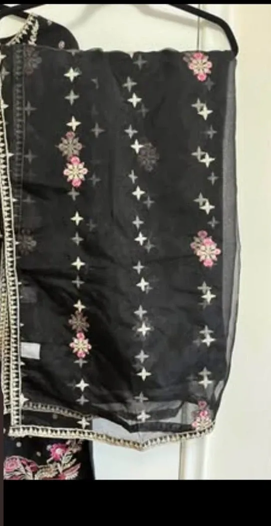 Sapphire Embroidered Black Salwar Kameez image indicator(5)