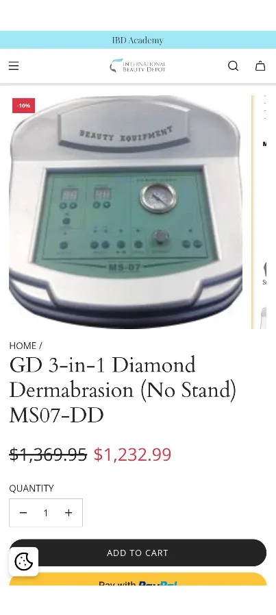 MS-07 Professional Beauty Machine – Excellent Condition image indicator(2)