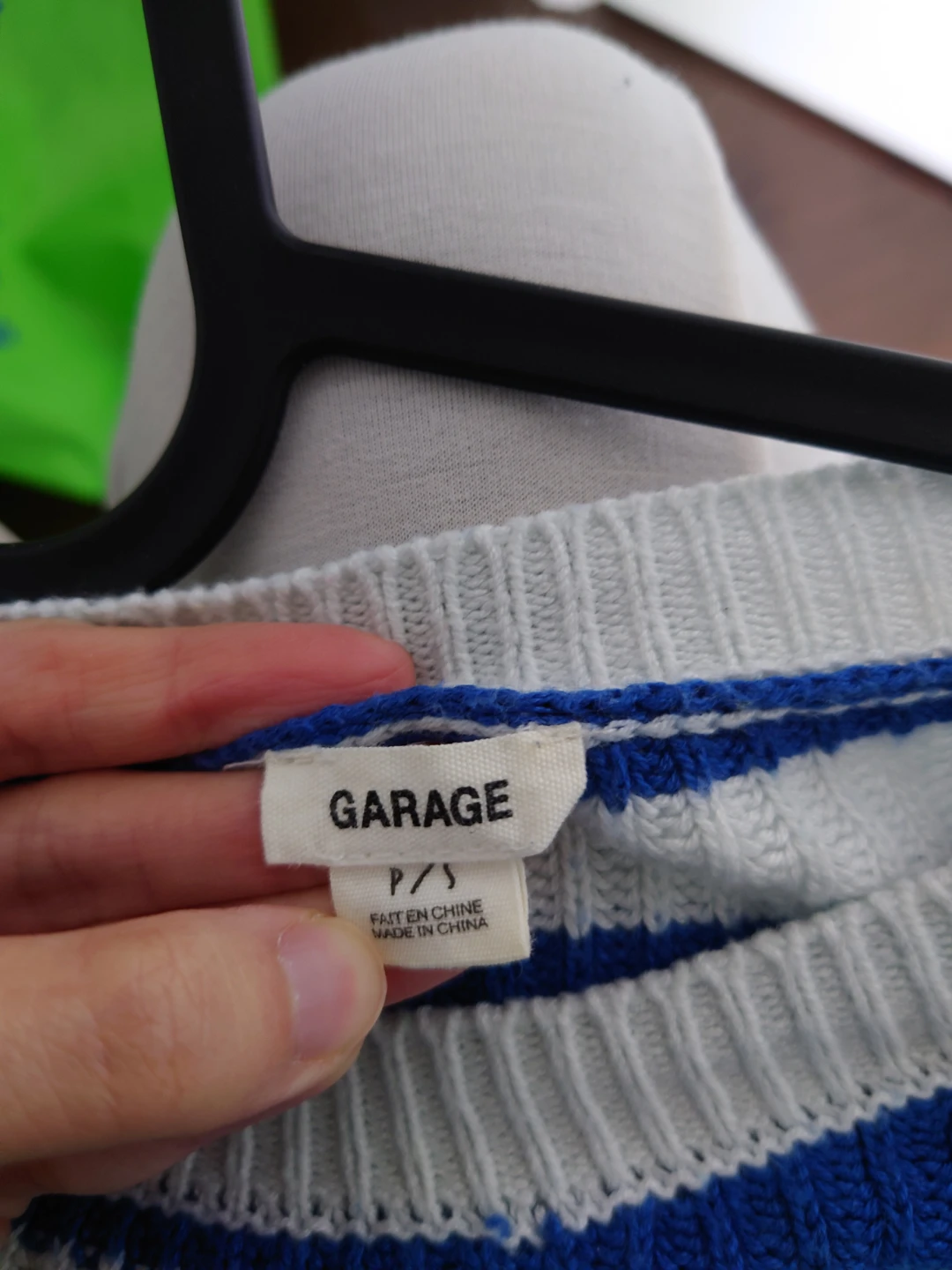 Garage Striped Sweater - Size P/S - photo 2