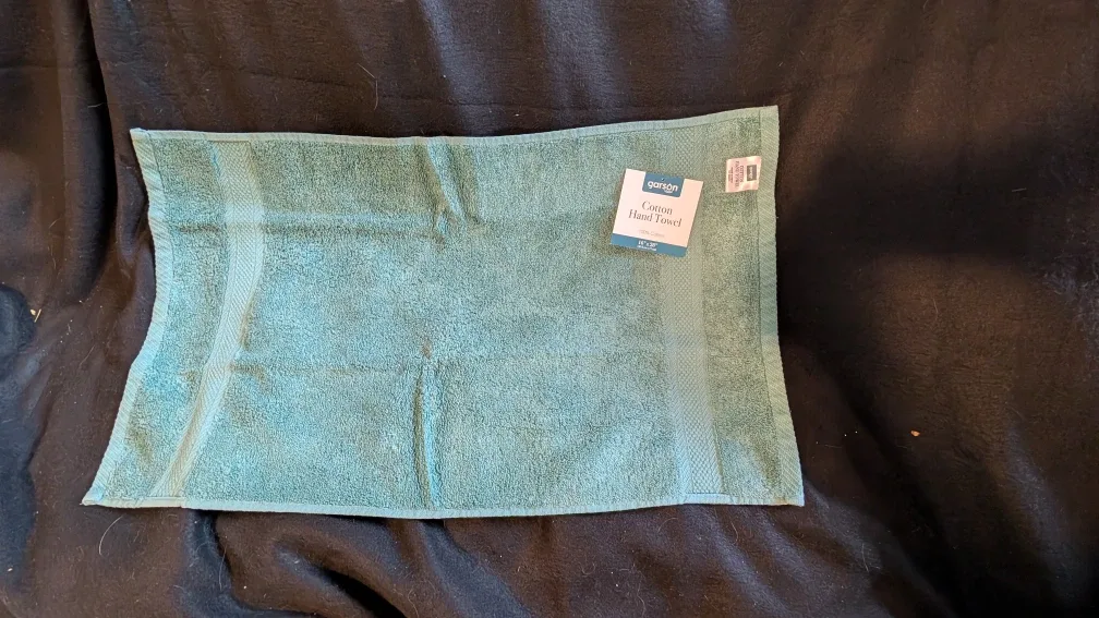 Garson 12-Pack Cotton Towel Set - Teal image indicator(7)