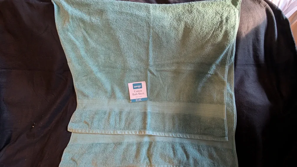 Garson 12-Pack Cotton Towel Set - Teal image indicator(10)