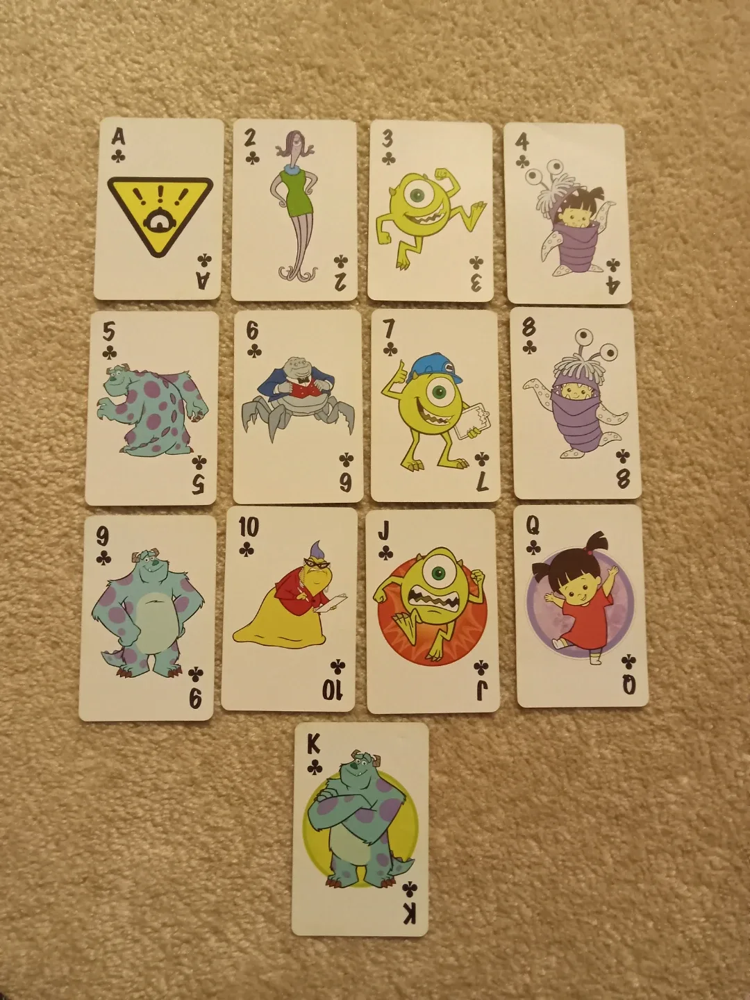 Monsters, Inc. Vintage Playing Cards and Case image indicator(3)