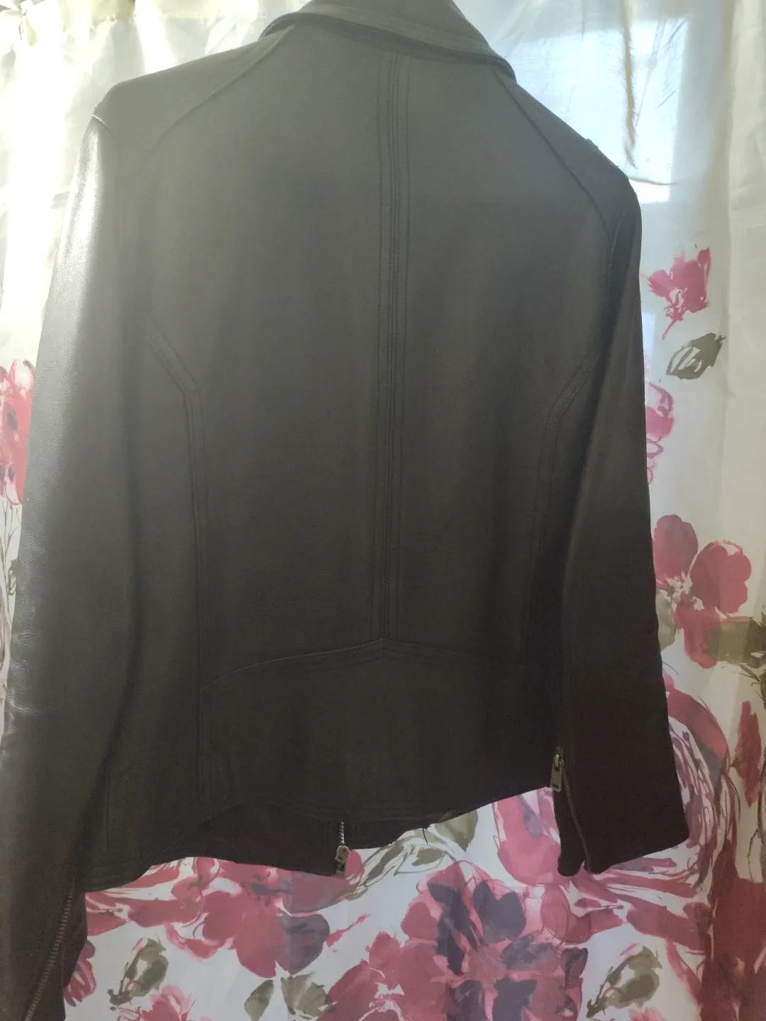 H&M Black Leather Jacket image indicator(4)