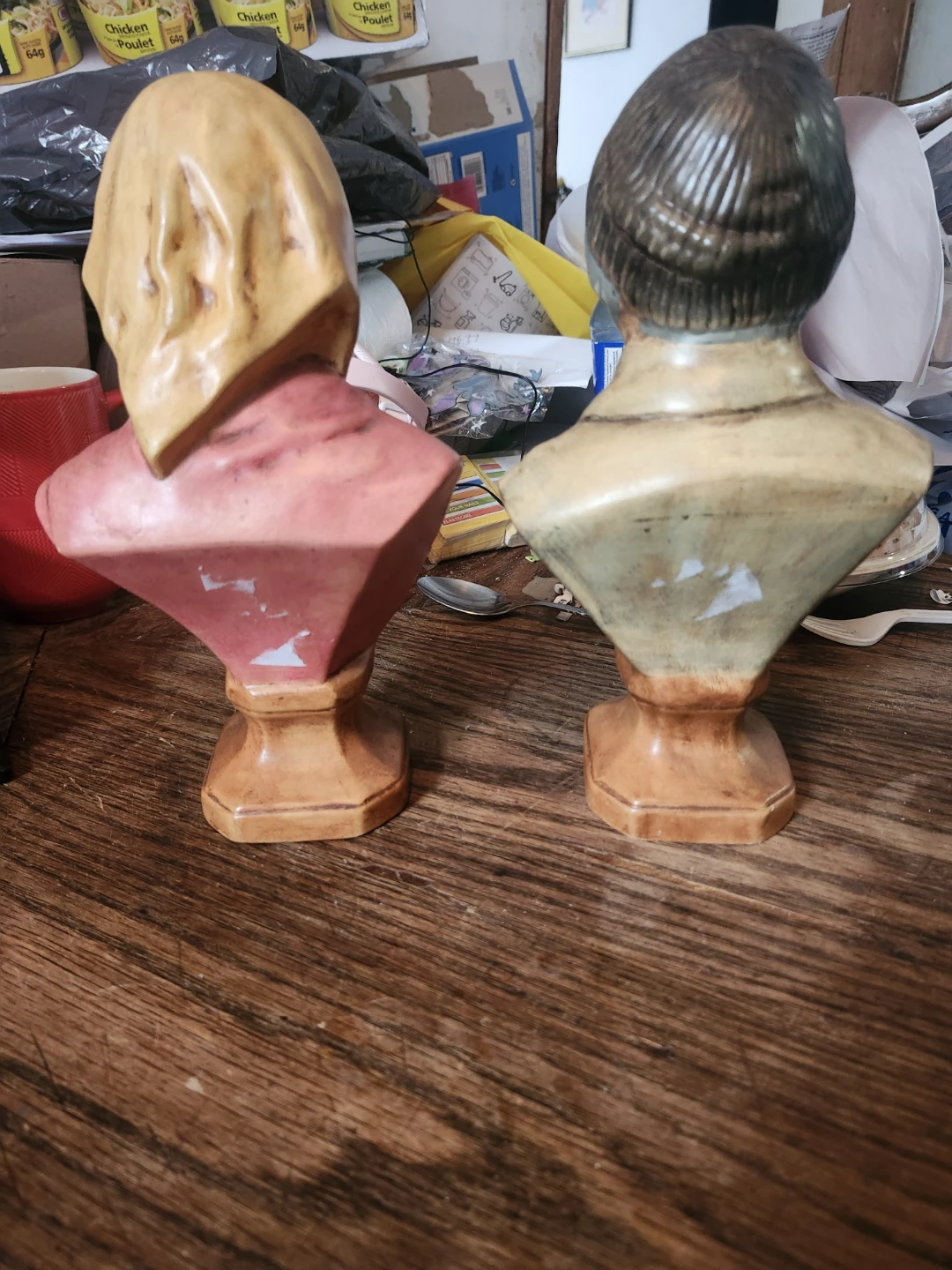 Vintage Ceramic Busts - Merry X'Mas & Randy - photo 2