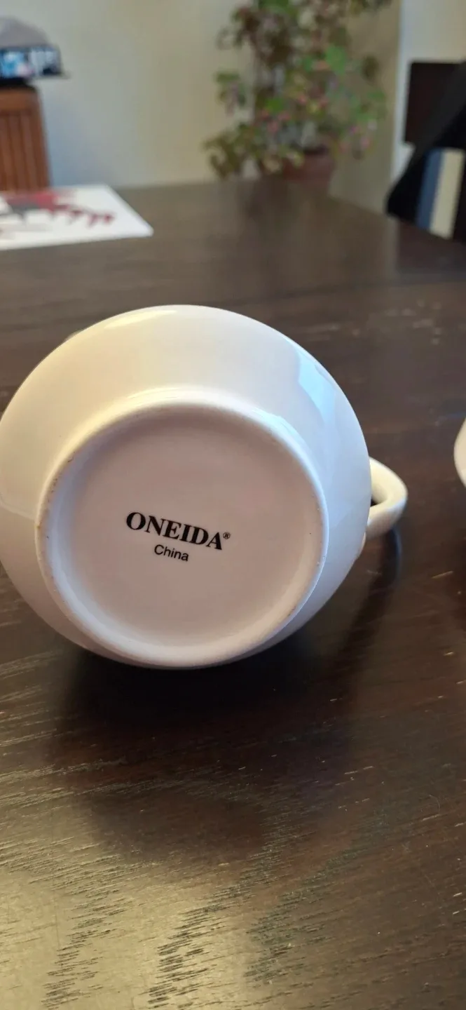 🥕Oneida Ava China Creamer and Sugar Bowl Set image indicator(3)