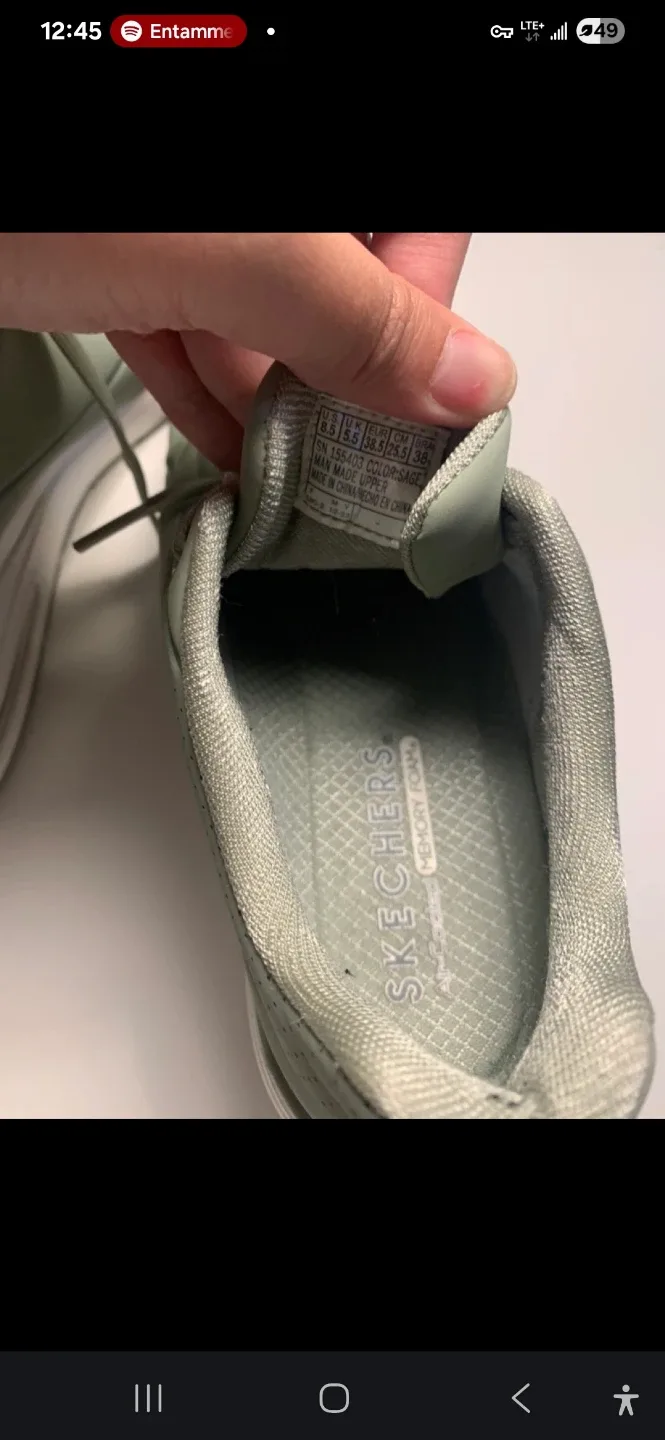 Sage Green Skechers Women's Sneakers - Size 8.5 image indicator(2)