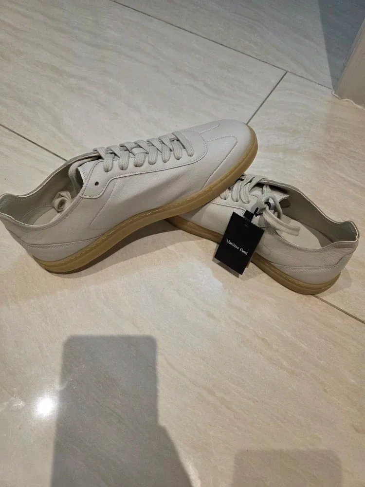 Massimo Dutti Leather Sneakers - New with Tags
