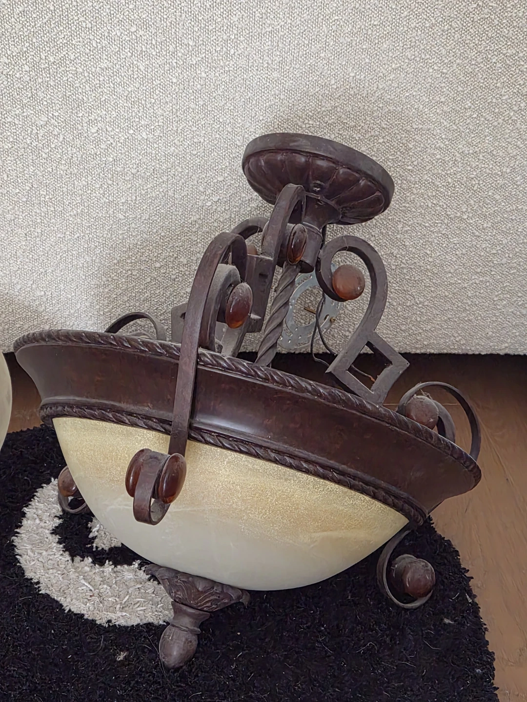 2 Vintage style Ceiling Light Fixture