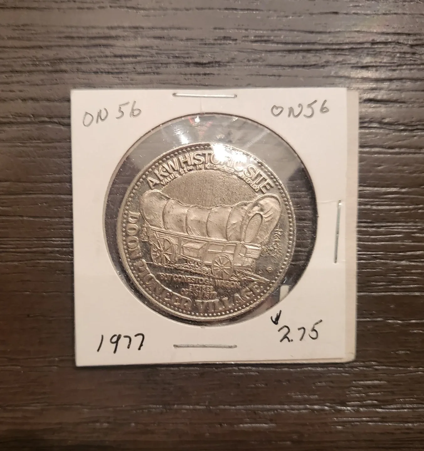 1977 Oktoberfest & Doon Pioneer Village Trade Token