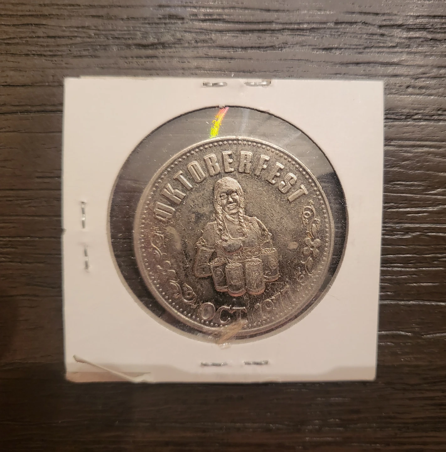1977 Oktoberfest & Doon Pioneer Village Trade Token - photo 2