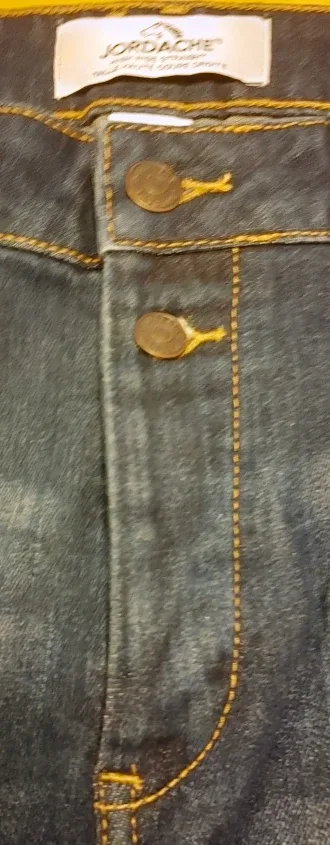 Jordache High Rise Straight Jeans size 10 image indicator(4)