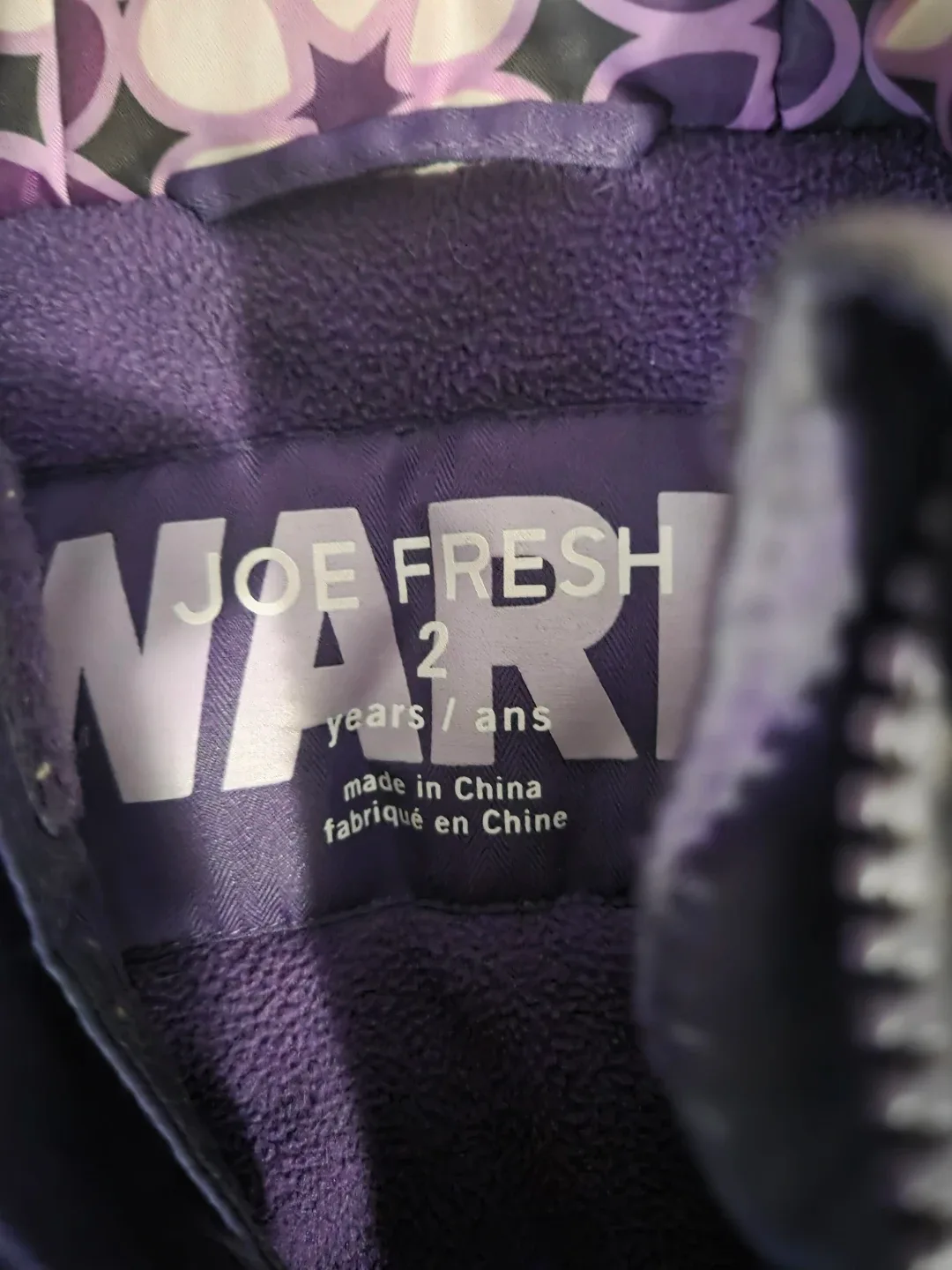 Joe Fresh Purple Snowsuit - Size 2 image indicator(4)