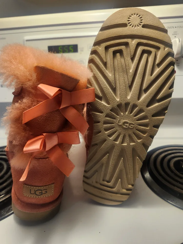 UGG ladies Pink Boots Size 8