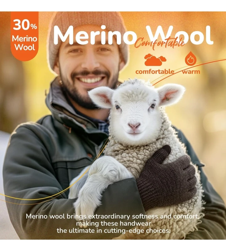 Merino Wool Gloves - photo 3