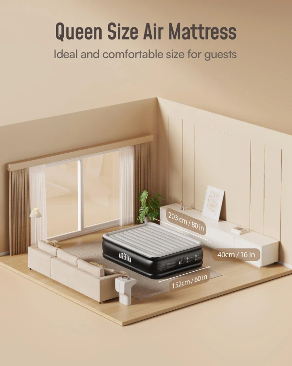 Queen Air Mattress With Electric Pump - photo 3