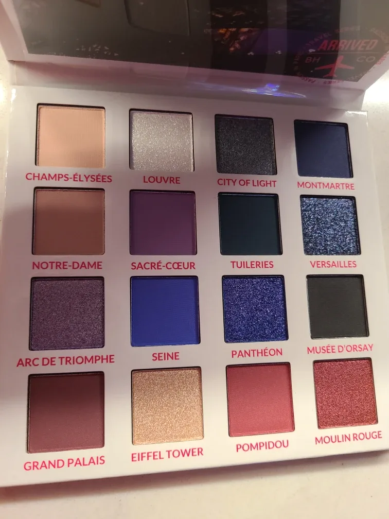 BH Cosmetics Paris 16 Color Eyeshadow Palette image indicator(4)