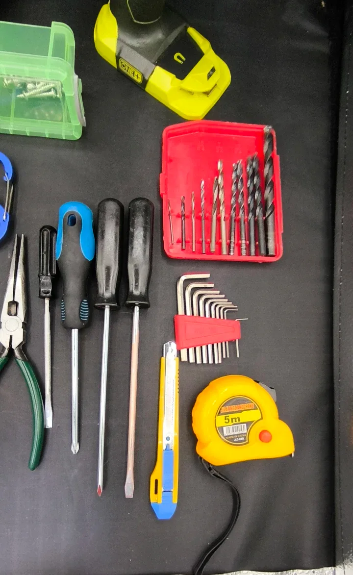 Ryobi P208B Drill Kit + Full Tool Set | Home Repair Pack image indicator(5)