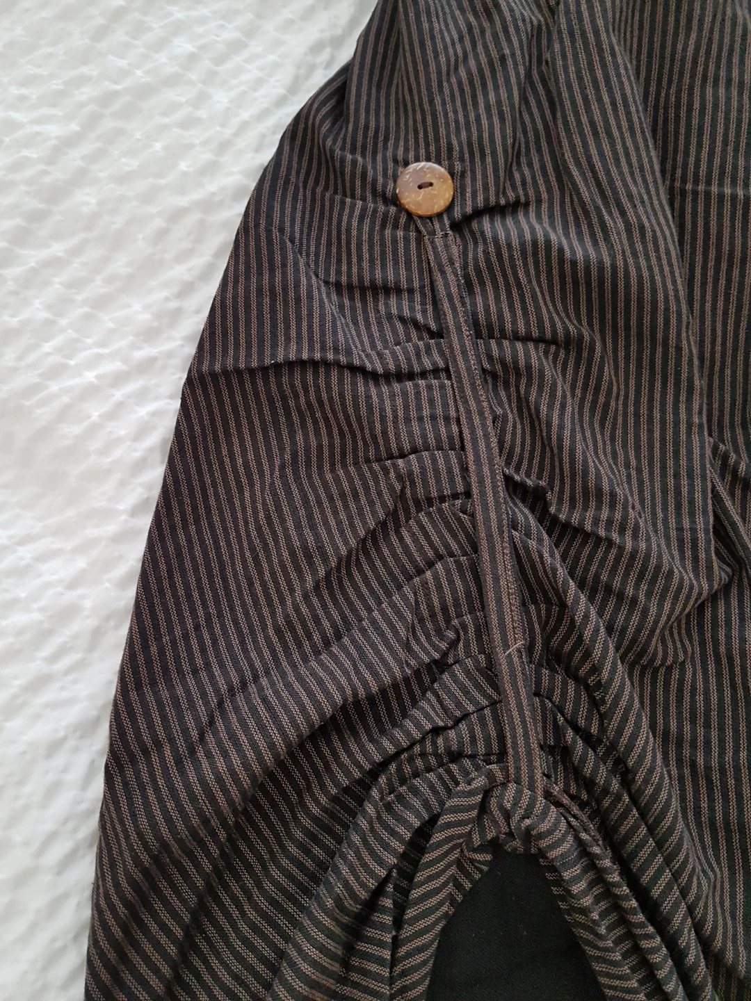 Avatar Clothing Brown Striped Skirt O/S - photo 2