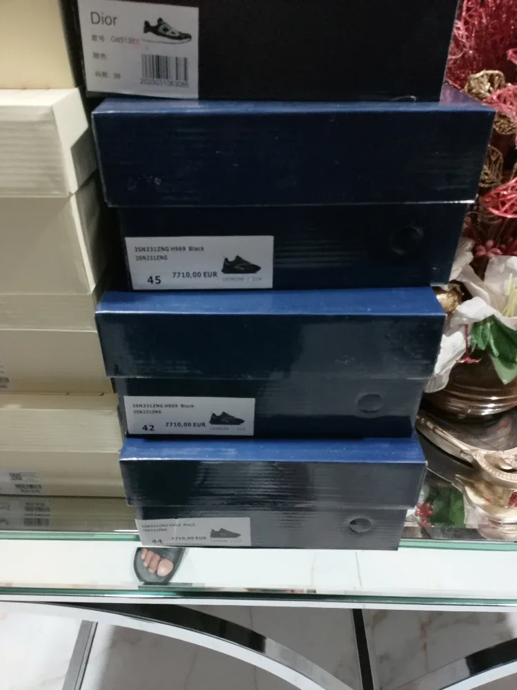 Dior Men's B22 Sneaker - Black- NEW image indicator(5)