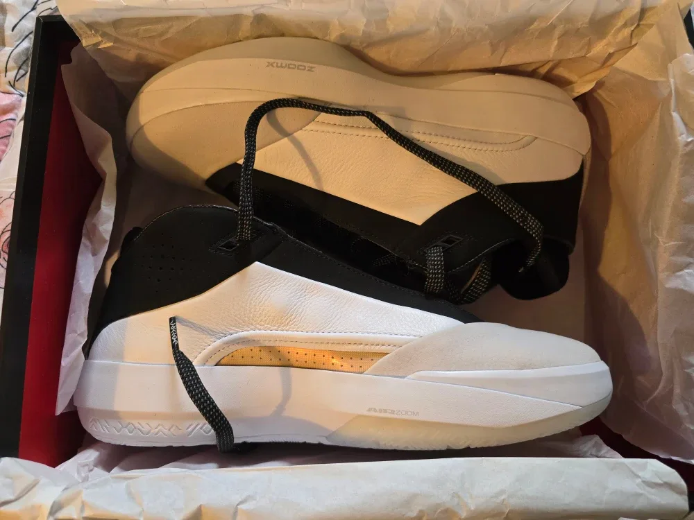 Air Jordan 40 White/Vast Grey-Black Size 9 image indicator(3)