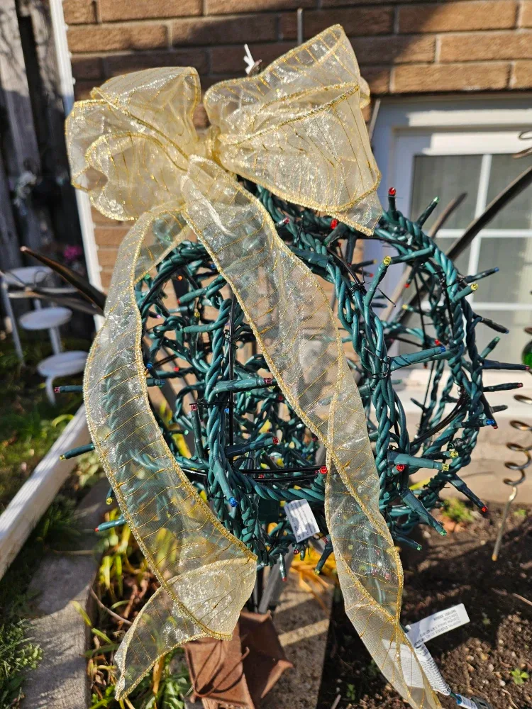 Outdoor Christmas Lighted Ball Decoration image indicator(2)