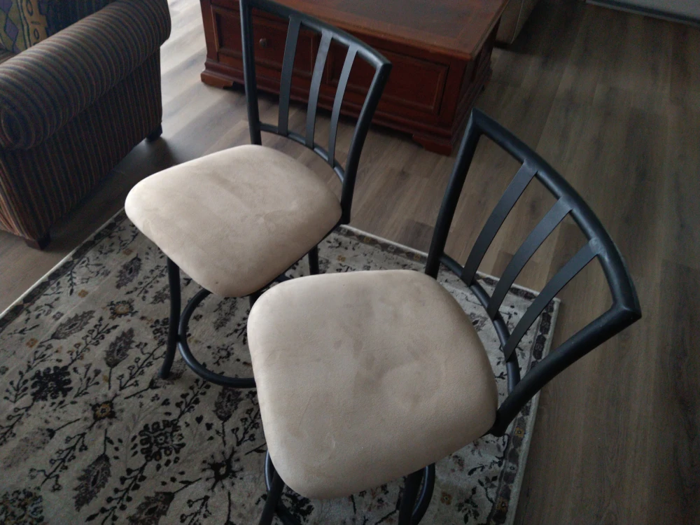 Set of 2 Swivel Bar Stools - photo 2