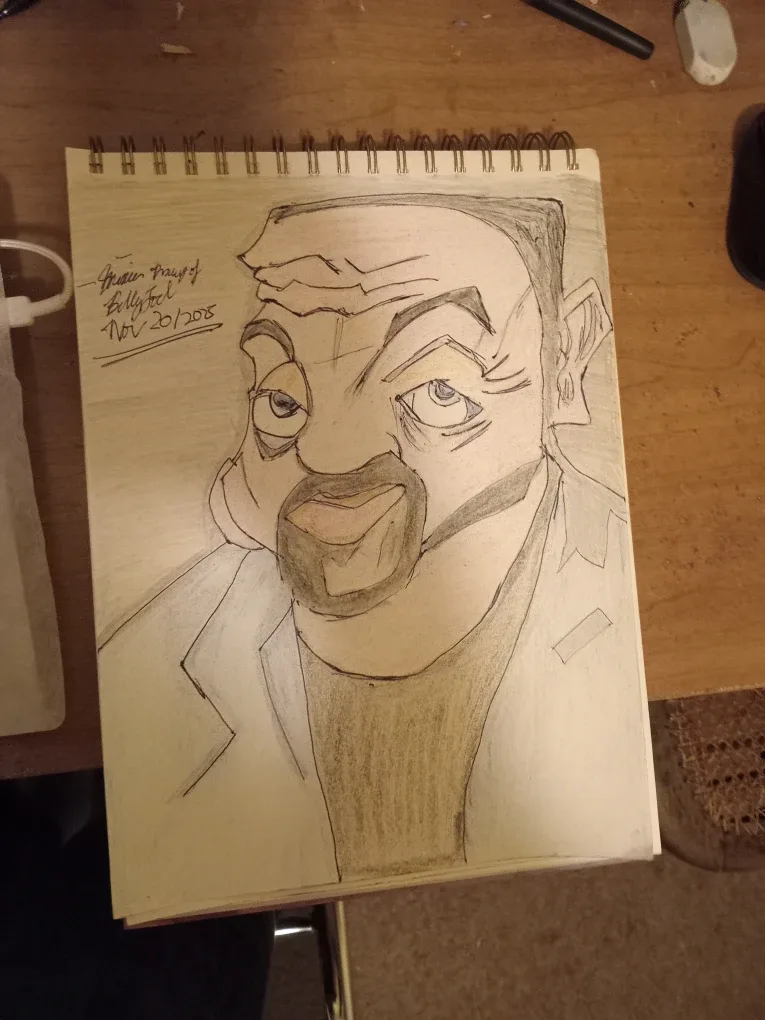 BILLY JOEY DRAWING ILLUSTRATION BY CUSTOM ARTIST SHERWIN image indicator(2)