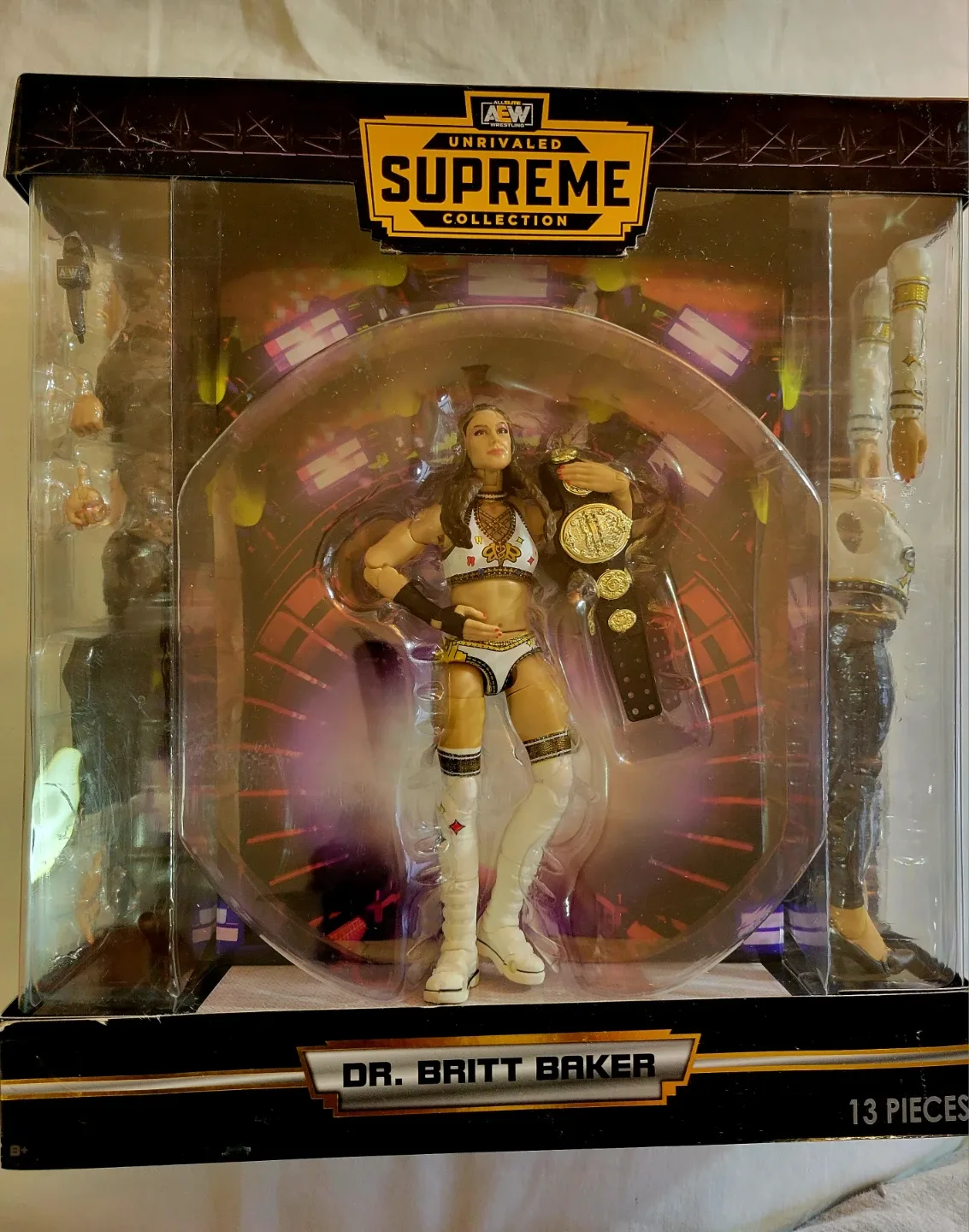 AEW All Elite Wrestling Britt Baker toy action figure BNIB thumbnail