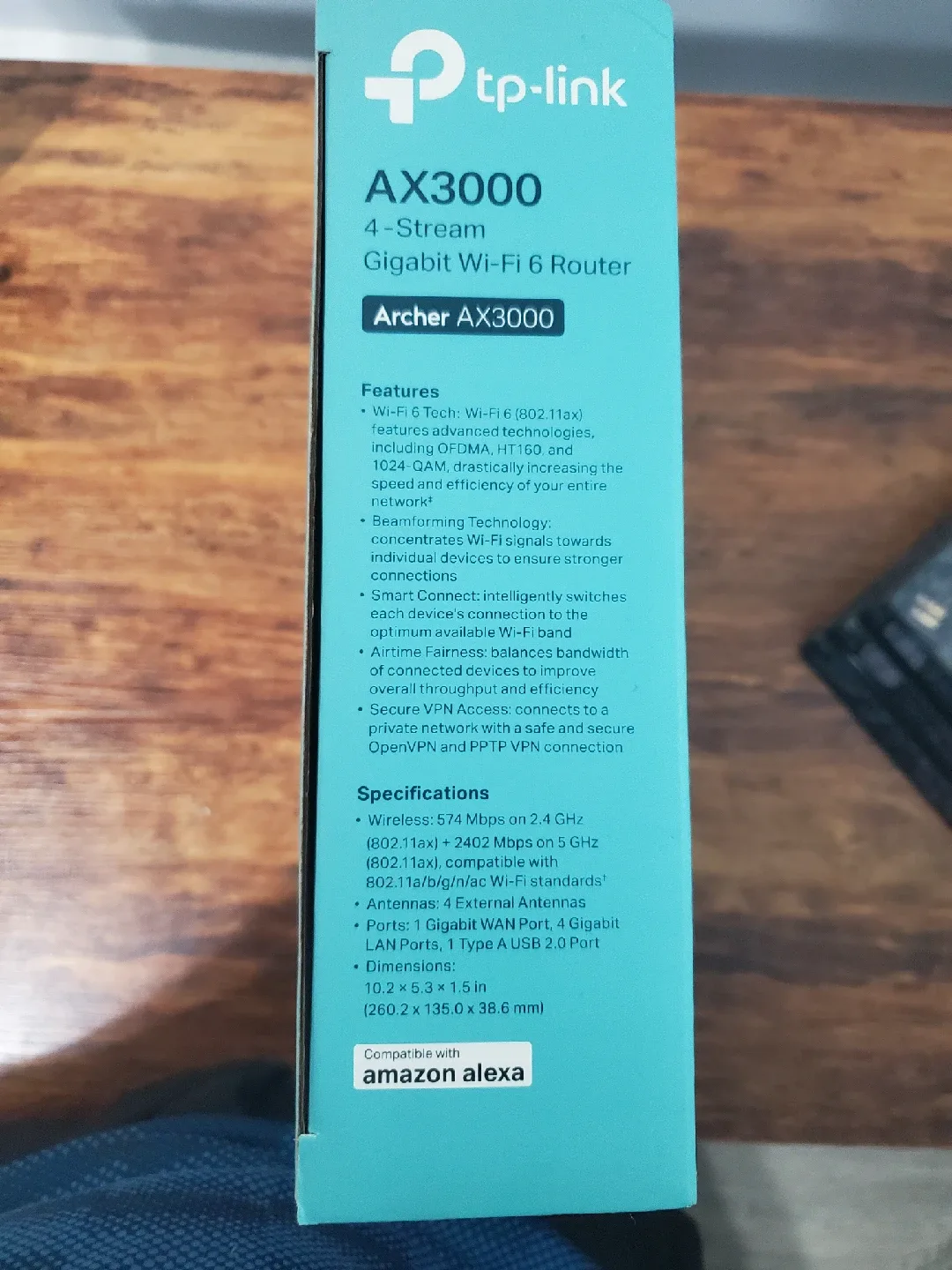 TP-Link AX3000 Archer AX3000 Router - Like New! image indicator(3)