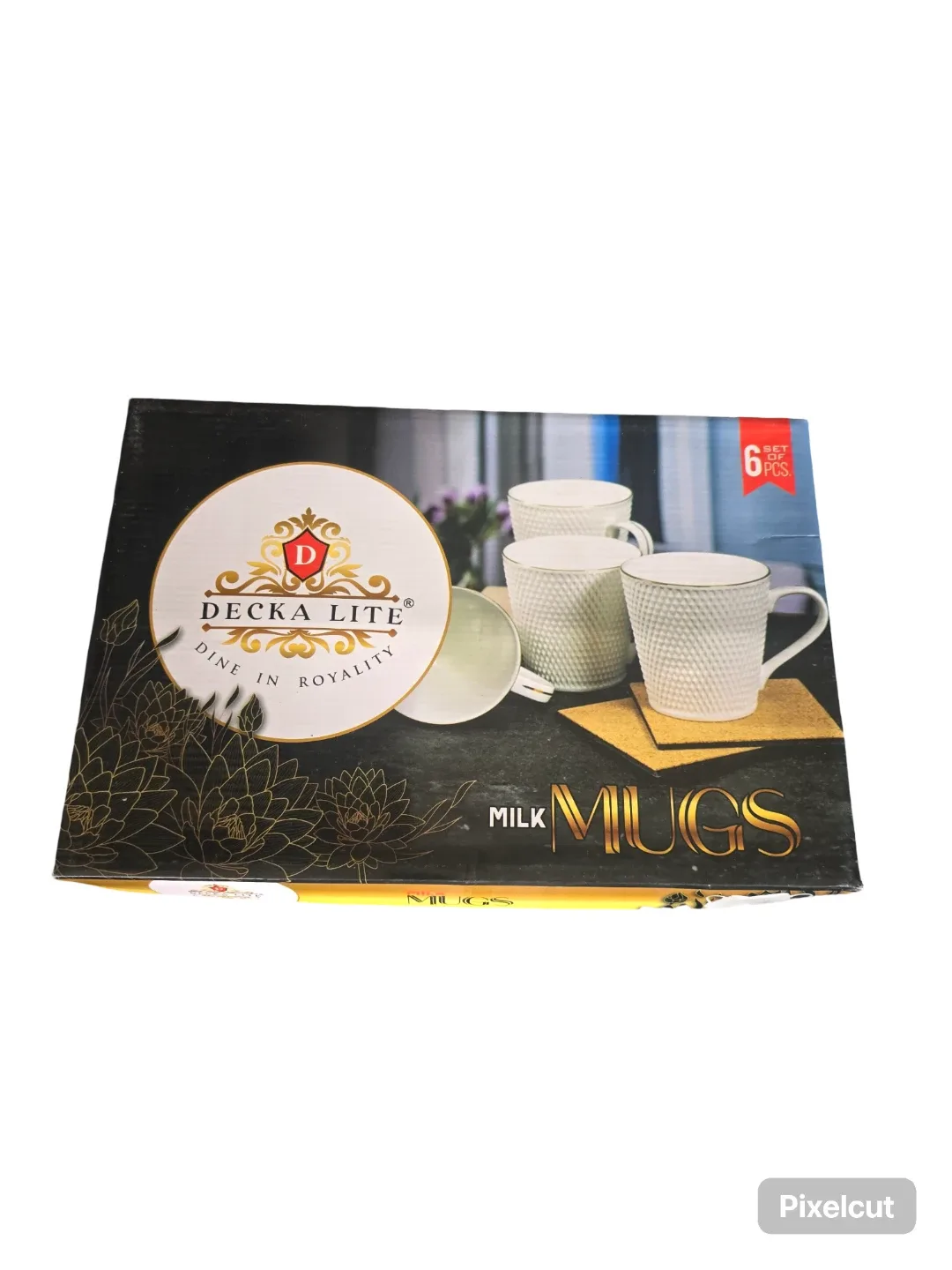 Decka Lite Milk Mugs - Set of 6 - New in Box
