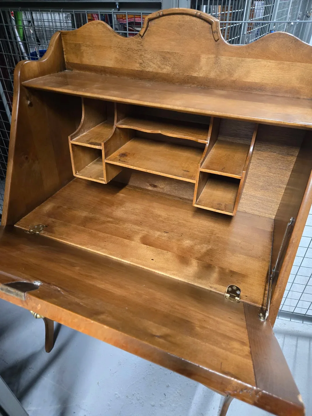 Antique Wooden Secretary Desk