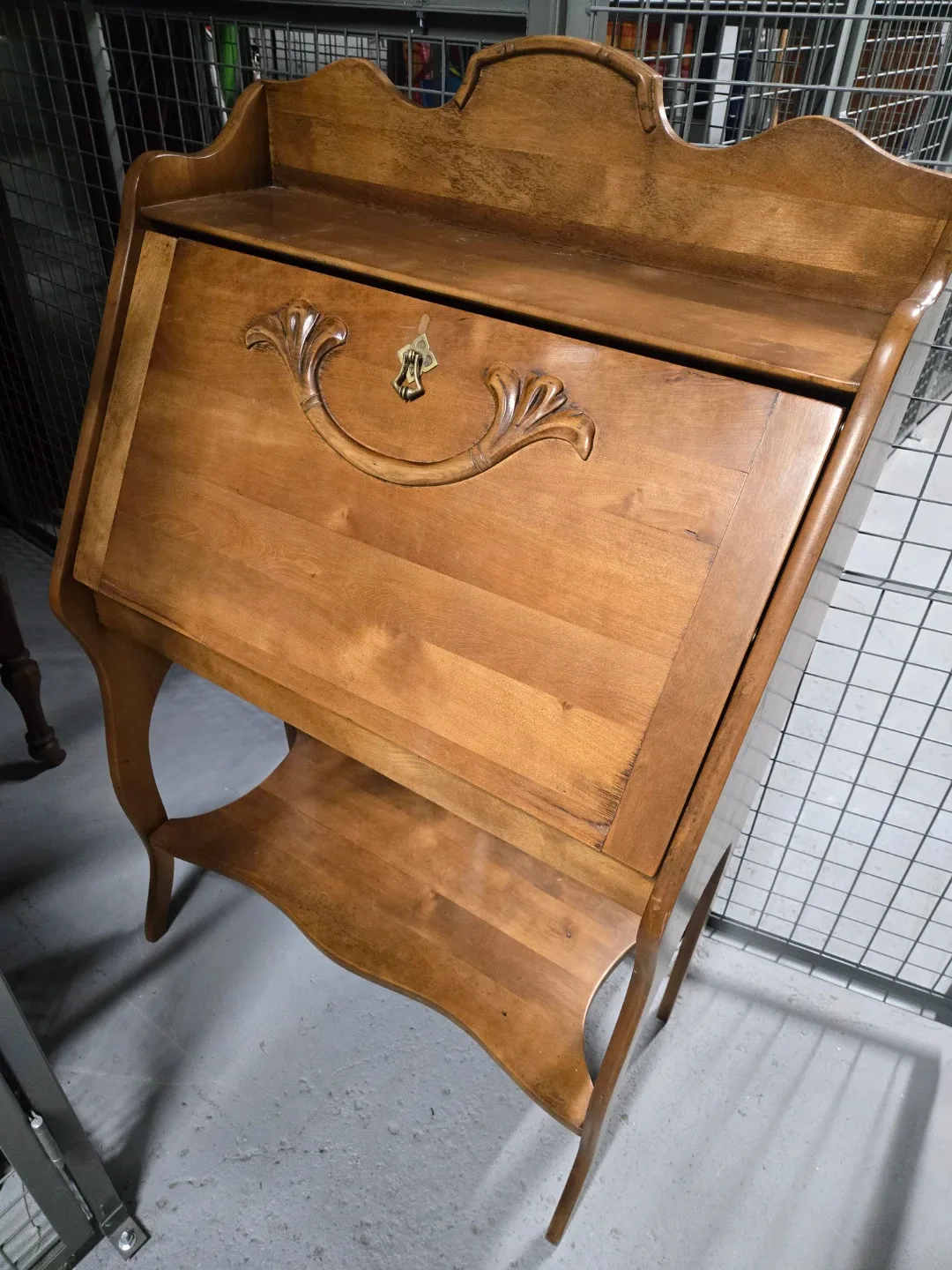 Antique Wooden Secretary Desk image indicator(2)