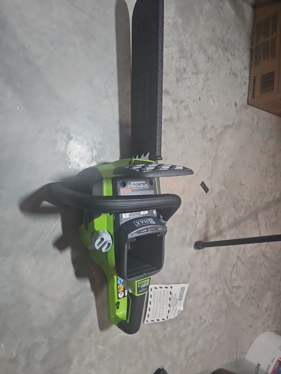 Greenworks Chainsaw 40v 14 inch - photo 2