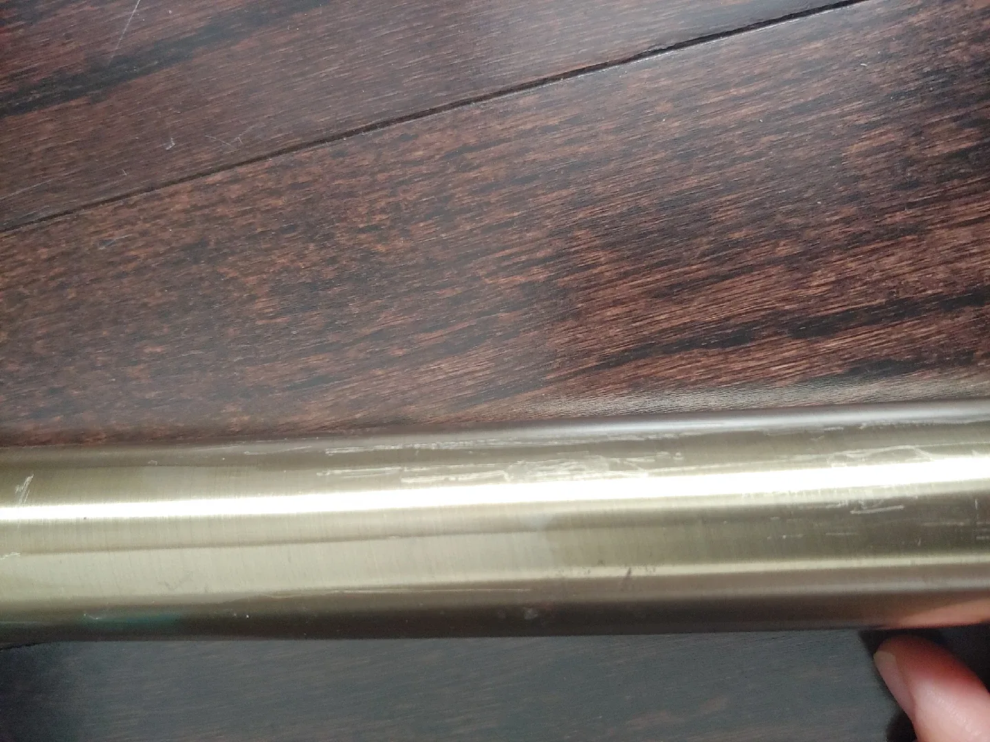 Brass Curtain Rod with Finials & Brackets 🥕 image indicator(6)