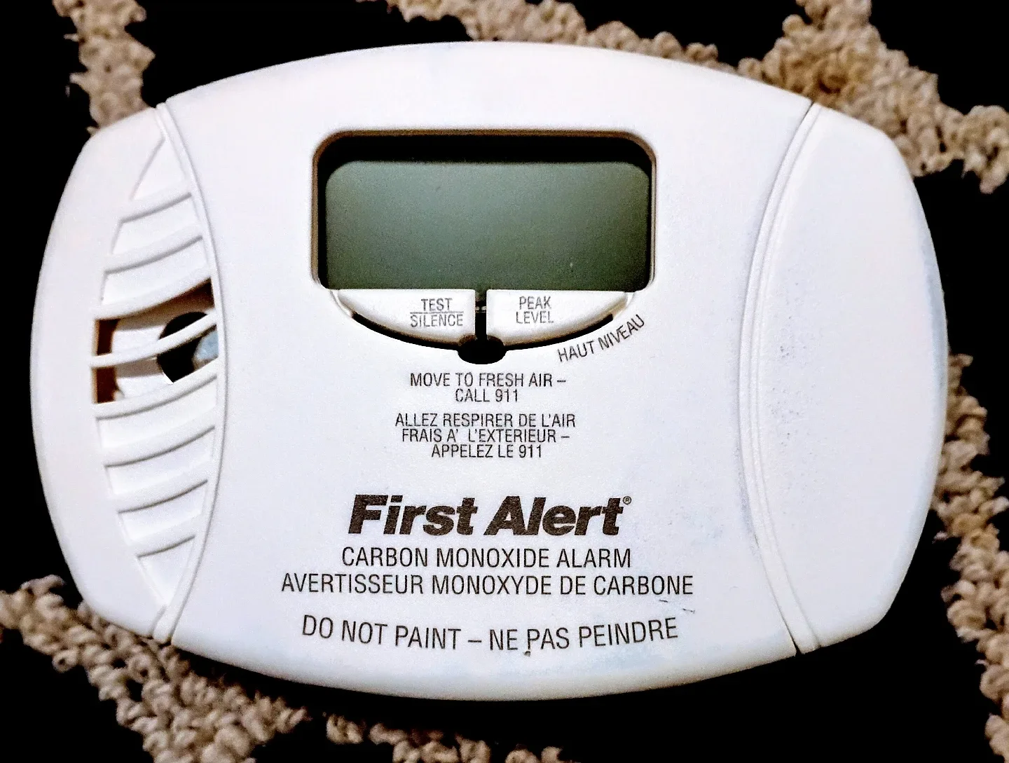 carbon monoxide alarm