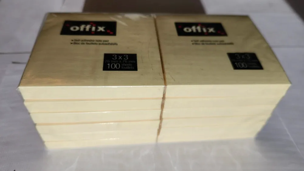 Offix Self-Adhesive Note Pads - 12 Pads Total image indicator(3)